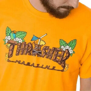 THRASHER Tiki (orange) t-shirt